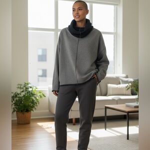 LARS ANDERSSON Cowlneck‎ Sweater M Grey